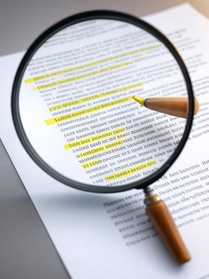 Loupe grossissant contrat de vente. Loupe sur clause compromis de vente